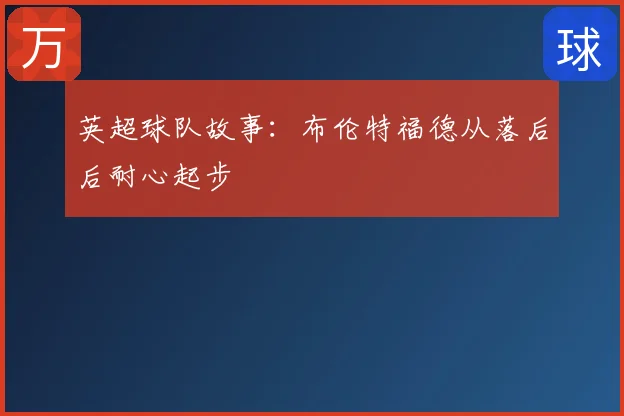 英超球队故事：布伦特福德从落后后耐心起步